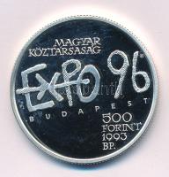 1993. 500Ft Ag "Expo 96" kapszulában T:PP folt Adamo EM131