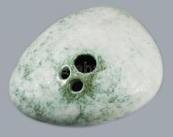 B. Várdeák Ildikó (1929? 2013): Nagyobb méretű kavicsváza, jelzett, hibátlan, 28x22 cm