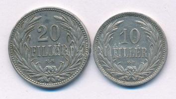 1908KB 10f Ni + 20f Ni T:XF
Adamo K3, K4