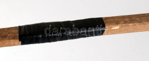 Antik vasutas kerék kopogtató kalapács, h: 79 cm