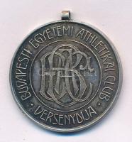 1920 k. "Budapesti Egyetemi Athletikai Club versenydíja / Virtvti et fortitvdini" ezüstözö...