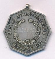 1910 k. "Magyar Athletikai Club - Verseny díj / Ép ész csak edzett testben él" jelzett Ag ...
