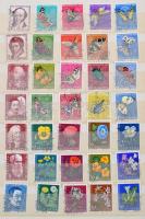 Svájc Pro Juventute gyűjtemény a kezdetektől kb 1958-ig közepes berakóban, többnyire pecsételt (ca M...