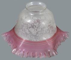 Spiáter gyermek figurás, asztali lámpa, Paolo Uccello tervezte szoborral, kézzel készült lámpabúráva...