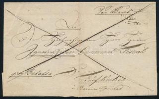 1836 Franco levél "BABOCSA"