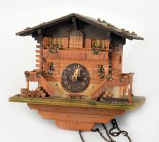 Svájci fa fali óra, súlyokkal