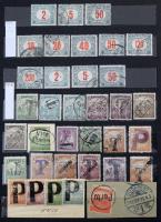 Portó gyűjtemény 1903-1987 közepes berakóban 2 érték hiányával, szépen rendezett anyag! (411.780) / ...