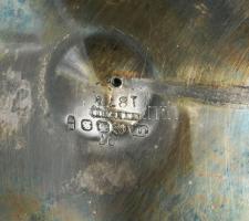 Antik olaj-ecet kínáló, 4 üveggel, m: 28 cm