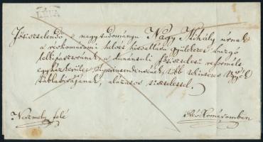 1846 Franco levél "LÉVA" - Révkomárom