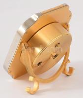 Cartier asztali óra, eredeti dobozában, 9x8 cm