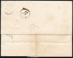 1876 Érdekes tartalmú hivatalos levél / Official cover "GYULA / BÉKÉS.M."