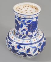 cca 1900 Antik tintatartó porzó résszel, kopással m: 10 cm