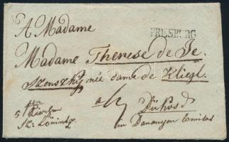 1837 Portós levél "PRESBURG" - Bükösd