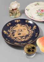 Doboznyi porcelán tétel, közte jó darabokkal, vegyes méretben