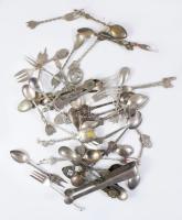 Vegyes ezüstözött tárgy tétel