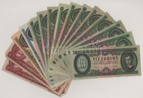 1962-1975. 10Ft (11db, 3xklf) + 1980. 20Ft + 1989. 50Ft + 1989. 100Ft + 1995. 100Ft T:F-G (főleg VG)