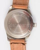 Kienzle mechanikus karóra, szíjjal, működik, karccal d: 30mm