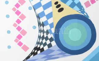 Sugár Gábor (1976-): Fordulat, 2026. Akril, vászon, jelzett, hátoldalán autográf felirattal és a műv...