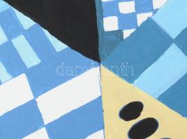 Sugár Gábor (1976-): Fordulat, 2026. Akril, vászon, jelzett, hátoldalán autográf felirattal és a műv...