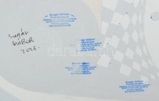 Sugár Gábor (1976-): Fordulat, 2026. Akril, vászon, jelzett, hátoldalán autográf felirattal és a műv...