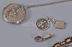 Vegyes ezüst (Ag) ékszer tétel, bruttó 32g