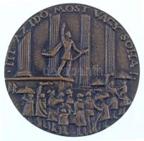 Búza Barna (1910-2010) DN "Petőfi Sándor / Itt az idő most vagy soha!" kétoldalas öntött b...