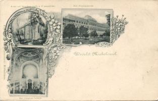 1899 Miskolc zsinagóga belsővel