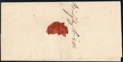 1848 Hivatalos levél "MEDIAS" - Kolozsvár