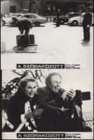 Pierre Richard főszereplésével készült film (A szórakozott) jelenetei és szereplői, 11 db vintage pr...