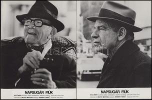 Walter Matthau főszereplésével készült film (Napsugár fiúk) jelenetei és szereplői, 11 db vintage pr...