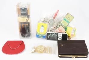 Vegyes bolha tétel cserkész övcsattal, dugóhúzó