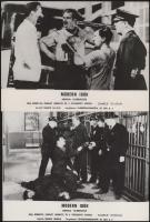 Charlie Chaplin főszereplésével készült film (Modern idők) jelenetei és szereplői, 13 db vintage pro...