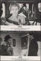 Alfred Hitchcock rendezésében készült film (Psycho) jelenetei és szereplői, 13 db vintage produkciós...