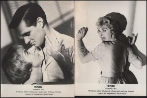 Alfred Hitchcock rendezésében készült film (Psycho) jelenetei és szereplői, 13 db vintage produkciós...