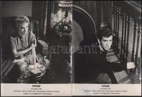 Alfred Hitchcock rendezésében készült film (Psycho) jelenetei és szereplői, 13 db vintage produkciós...
