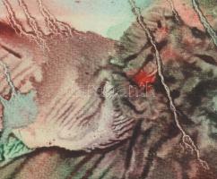 Kovács Ferenc jelzéssel: Emlék. Akvarell, papír. Paszpartuban. 53,5×31,5 cm