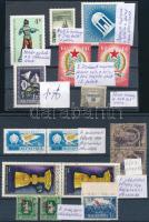 1945 előtti és utáni tévnyomatok, lemezhibák, 2 db stecklapon