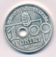 1993. 1000Ft Ag "Labdarúgó VB - Vetődő kapus" T:UNC,AU Adamo EM132