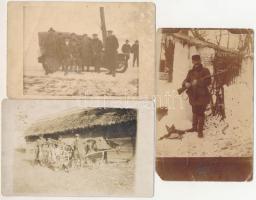 3 db RÉGI vadász fotós képeslap - 3 pre-1945 hunting photo postcards