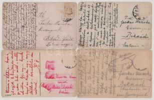 TACSKÓ - 4 db RÉGI képeslap - DACHSHUND DOG - 4 pre-1945 postcards