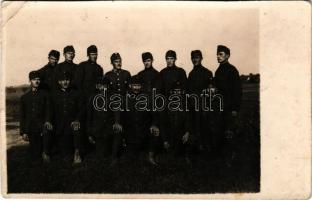 1938 Magyar katonák csoportképe / WWI Hungarian military, soldiers. photo (EB)