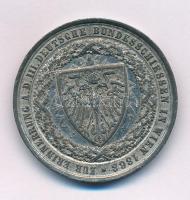 Ausztria 1868. "Zur erinnerung A.D. III. Deutsches Bundesschießen in Wien / Das Vaterland vor Allem (A III. Német Szövetségi Lövészverseny emlékére, Bécs, 1868 / A haza mindenek felett)" Sn emlékérem. Szign.: Václav Seidan (34mm) T:XF,VF Austria 1868. "Zur erinnerung A.D. III. Deutsches Bundesschießen in Wien / Das Vaterland vor Allem (In remembrance of the 3rd German Federal Shooting Competition in Vienna / The Fatherland Above All)" Sn medallion. Sign.: Václav Seidan (34mm) C:XF,VF