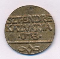 Asszonyi Tamás (1942-) DN bronz névjegyérem (31mm) T:AU,XF