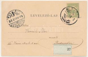 1902 Algyógy, Geoagiul de jos, Geoagiu; M. kir. állami Gróf Kún Kocsárd székely földműves iskola (EM...