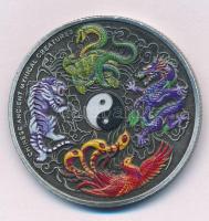 Cook Islands 2019. 1$ "II. Erzsébet / Chinese Ancient Mythical Creatures" T:UNC,AU