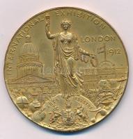 Nagy-Britannia 1912. "Modern Művészetek és Ipar / Nemzetközi Kiállítás - London 1912" kétoldalas bronz emlékérem. Szign.: Revillon (59mm) T:XF Great Britain 1912. "Modern Arts and Industry / International Exhibition - London 1912" double-sided bronze commemorative medallion. Sign.: Revillon (59mm) C:XF