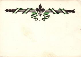 Hungarian Scouting Motive litho s: Bozó (EB)