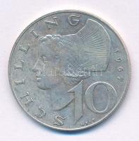 Ausztria 1967. 10Sch Ag T:XF Austria 1967. 10 Schilling Ag C:XF Krause KM#2882