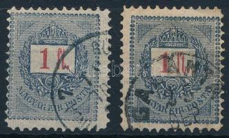 1888 2 db Sztereó 1Ft (25.000)