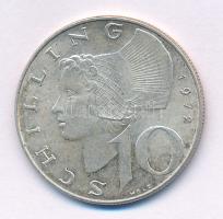 Ausztria 1972. 10Sch Ag T:AU patina Austria 1972. 10 Schilling Ag C:AU patina Krause KM#2882